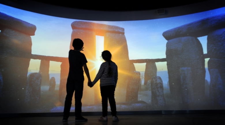 Stonehenge: Surrounding Landscape and Visitor Centre in Wiltshire, UNITED KINGDOM