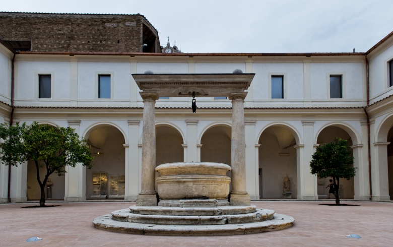 Diocletian baths in Rome, Italy