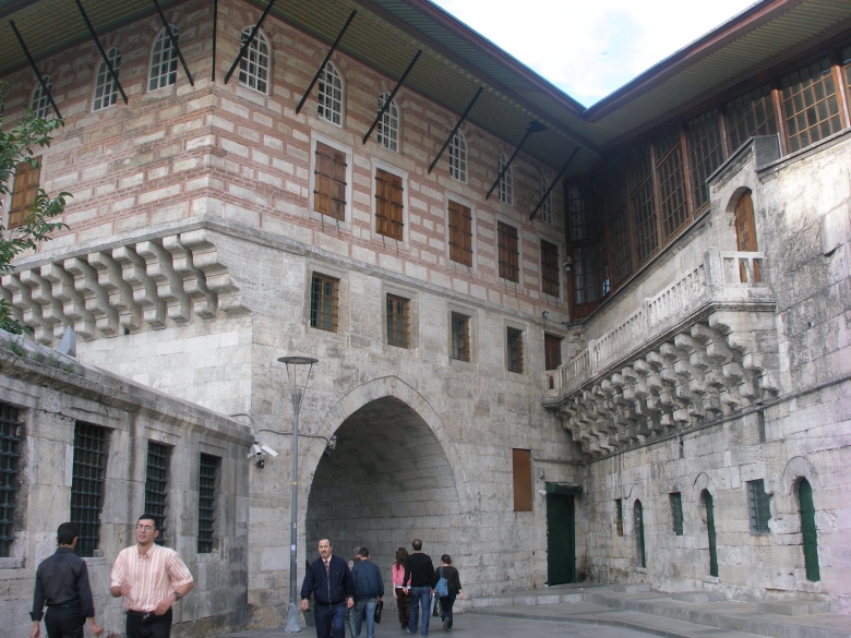 The Sultan's Pavilion of the Yeni Mosque, Istanbul TURKEY