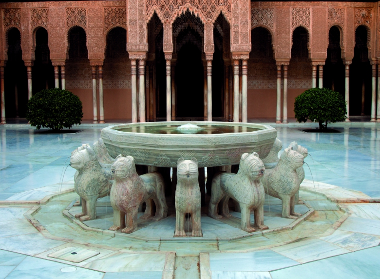 The Fountain of the Lions, Granada, SPAIN