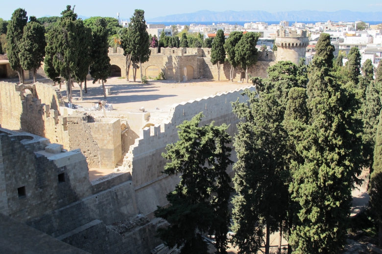 Bastion of the Grand Master's Palace in Rhodes, GREECE